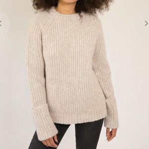 Frame Large Cuffed Raglan Sweater - Size Medium